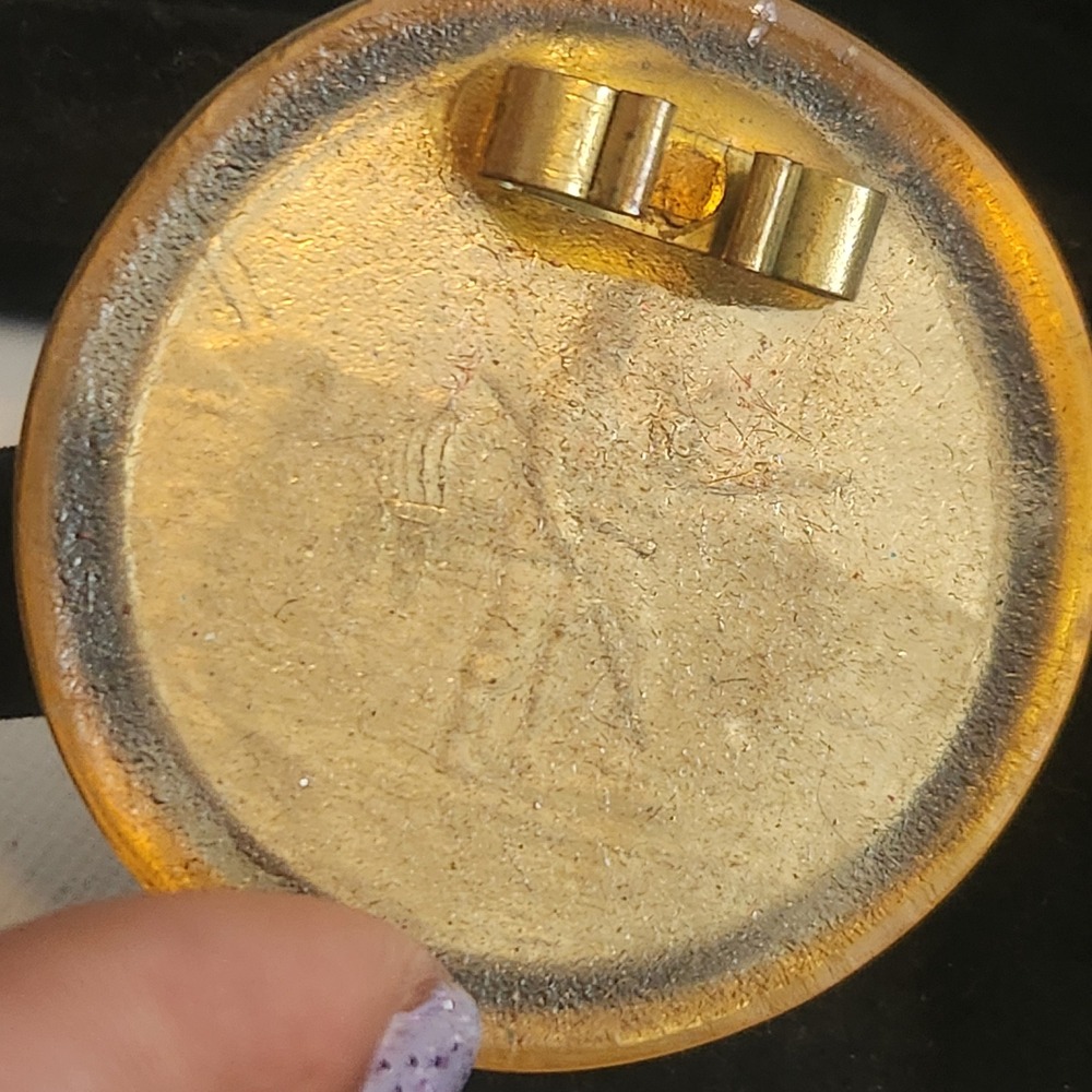 Longmont Centennial 1871-1971 Colorado Bolo‎ Tie Slide Scarf Clip Gold Tone vtg